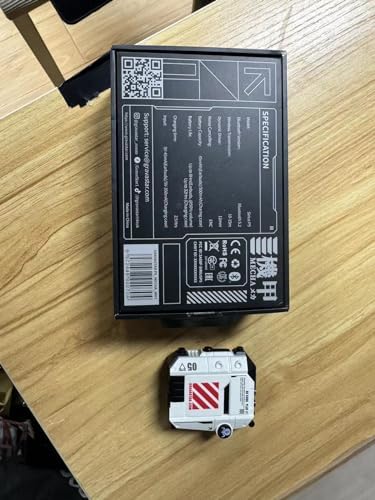 gravastar sirius p5 bluetooth earbuds – interchangeable cases, enc, 40h playtime, ipx4, bluetooth 5.2, rgb lights, defense mecha white