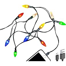 christmas lights usb phone charger cable