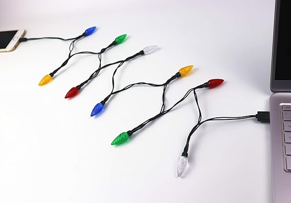 christmas lights usb phone charger cable