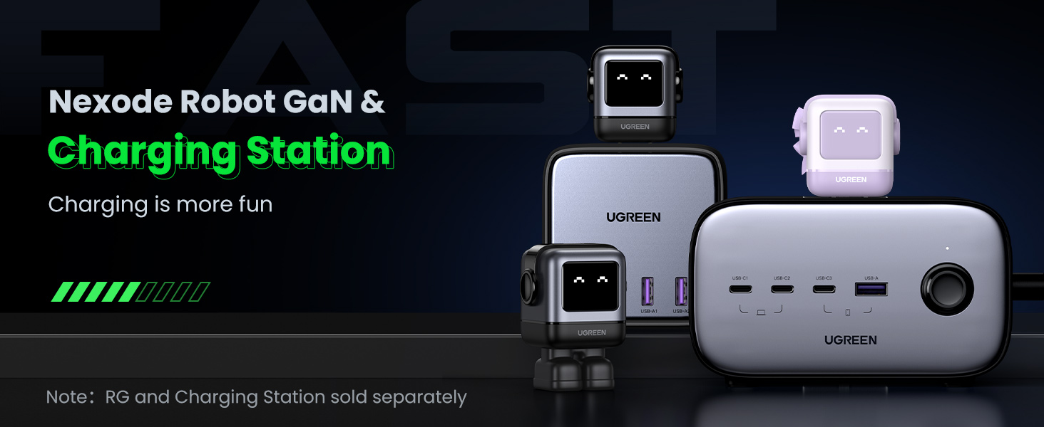 ugreen nexode rg 65w usb c gan charger