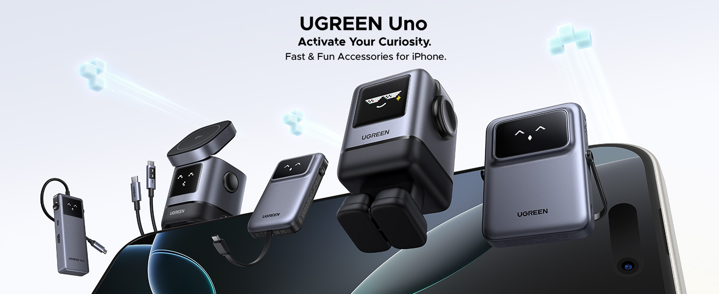 ugreen 100w 3 in 1 wireless charger stand (mfi certified)
