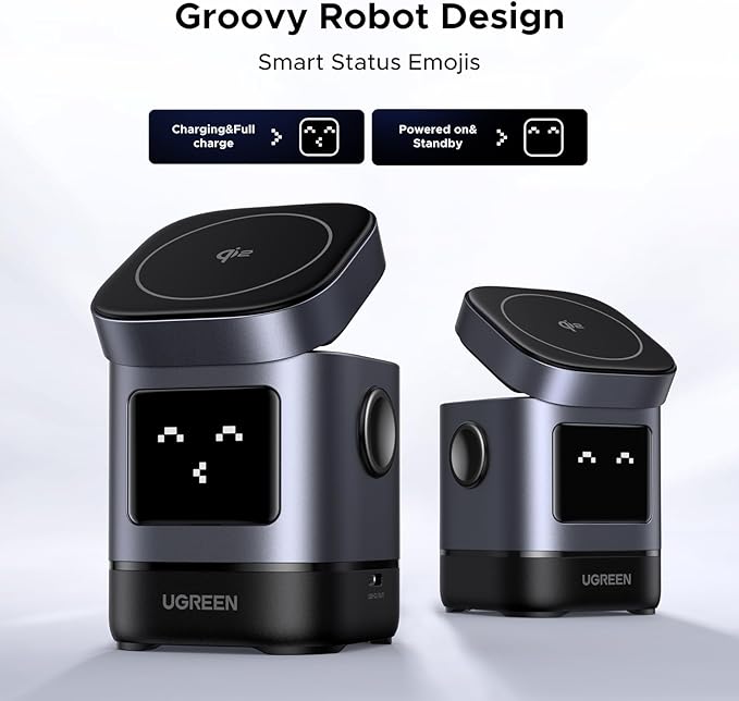 ugreen 100w 3 in 1 wireless charger stand (mfi certified)